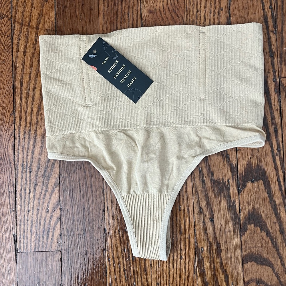 Beige Tummy Control Thong Shape Wear NWT